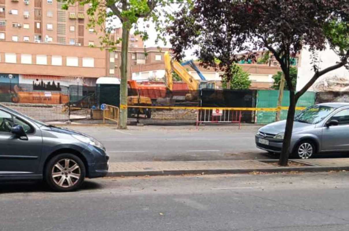 La explosión se ha producido al inicio de la avenida, en Talavera. Foto: ENCLM