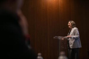Patricia Franco asistió a la jornada desarrollada por la Asociación para el Progreso de la Dirección.