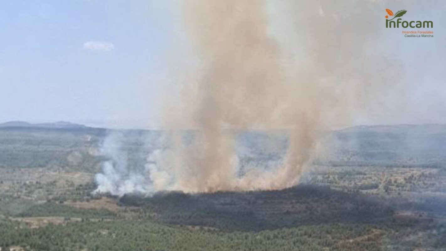 Sofocaron el fuego a las 8 horas del domingo.