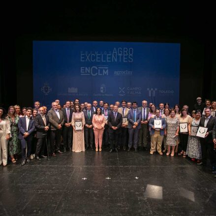Foto de familia de los premios Agro Excelentes