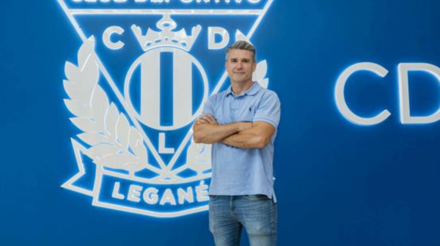 Paco Gallardo, cuando estaba en el Leganés. Foto: CD Leganés.