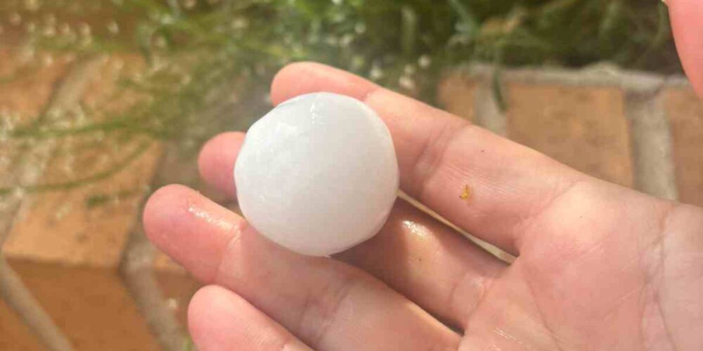 Granizo en Toledo.
