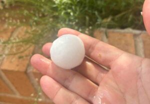 Granizo en Toledo.