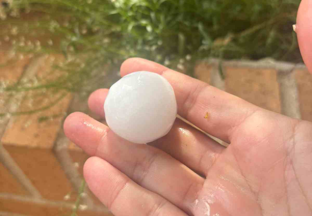 Granizo en Toledo.