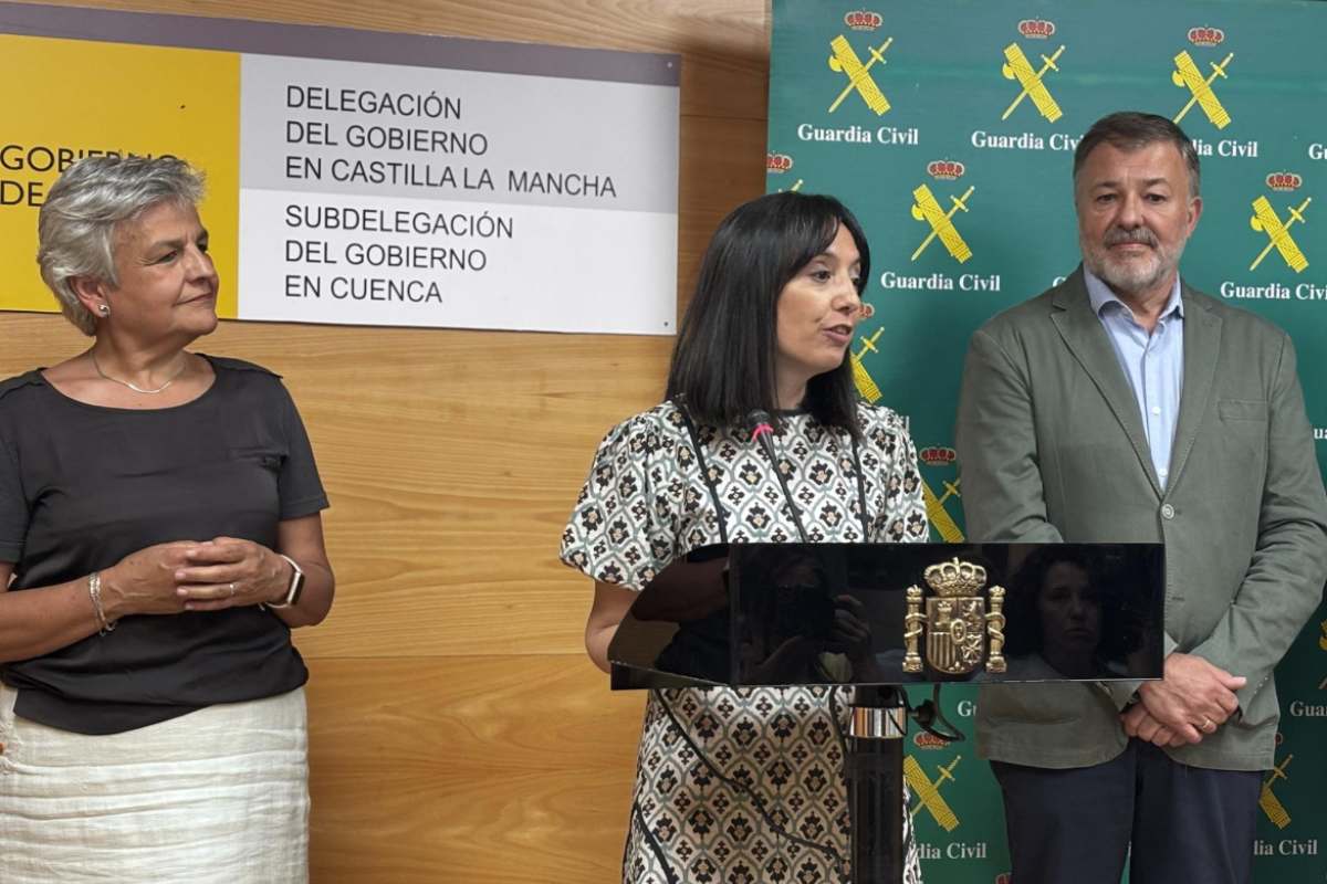La directora general de la Guardia Civil, Mercedes González, en Cuenca. Foto: Europa Press