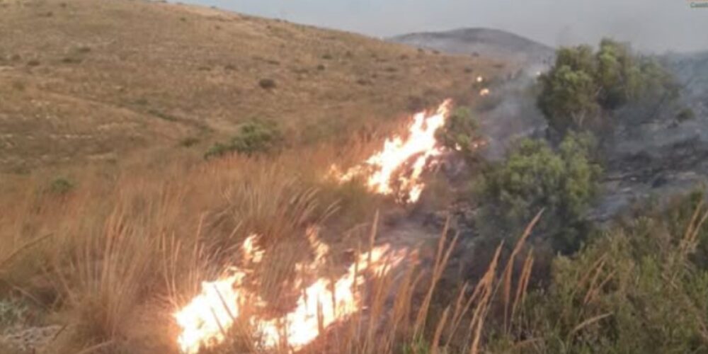 Incendio en Chinchilla de Montearagón (Toledo). Foto: @planinfocam