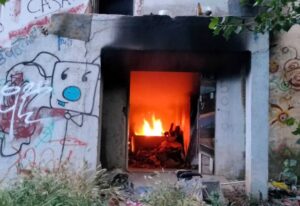 Imagen del incendio.