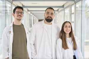 Archivo - Pilar Granado, Pablo Sosa Domínguez and Luis Chimeno, Premio Jóvenes Inventores 2025 - JOVENES INVENTORES