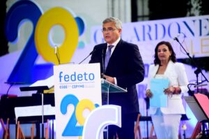 El presidente de Fedeto en los XXIX Galardones Empresariales. Foto: ENCLM/Rebeca Arango