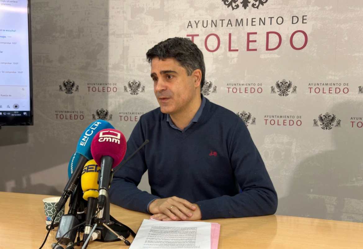 El portavoz del equipo de Gobierno local del Ayuntamiento de Toledo, Juanjo Alcalde (en una foto de archivo).
