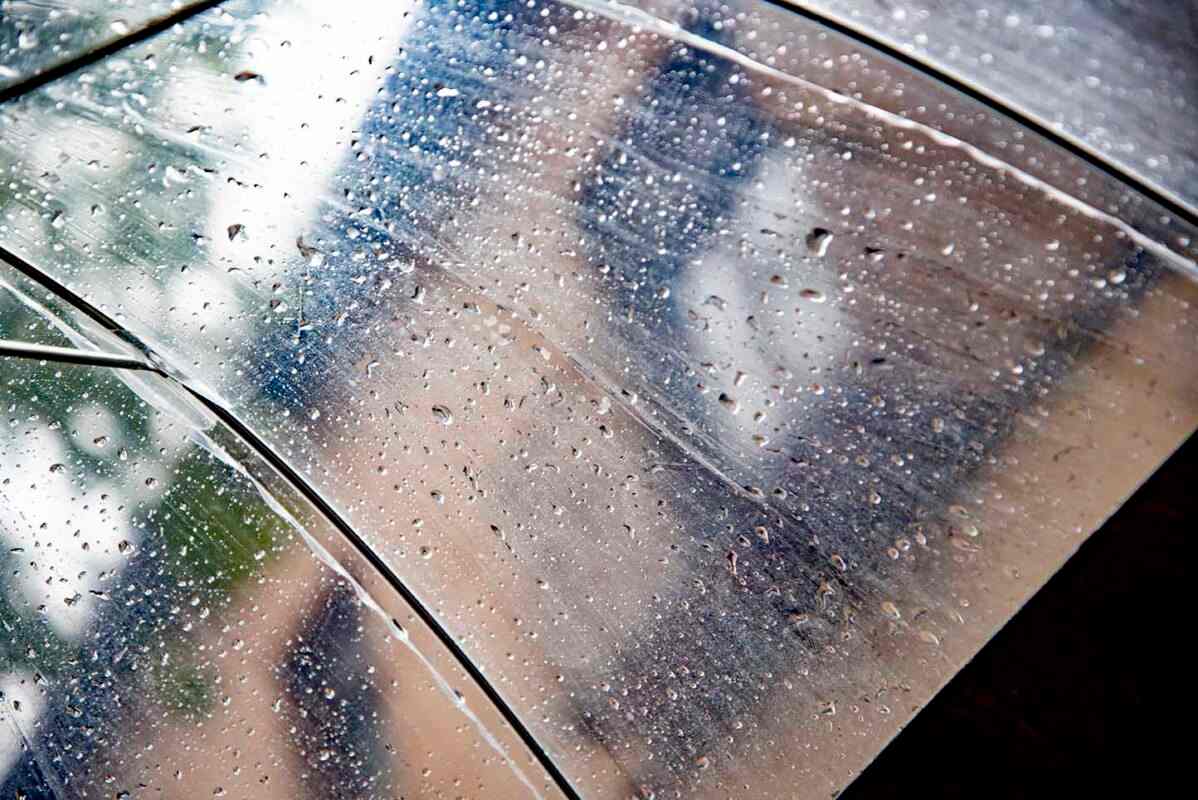 Imagen de archivo de lluvias en CLM.