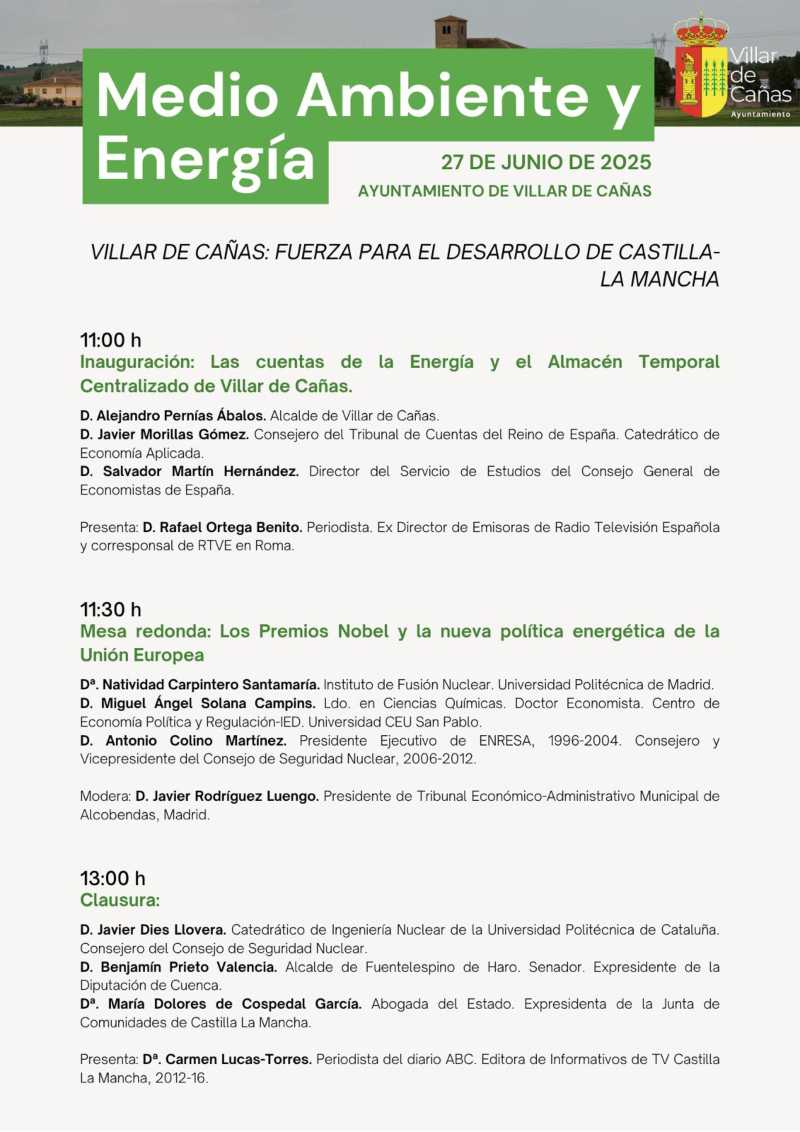 Jornada en Villar de Cañas en el que reaparecerá Cospedal en Castilla-La Mancha.