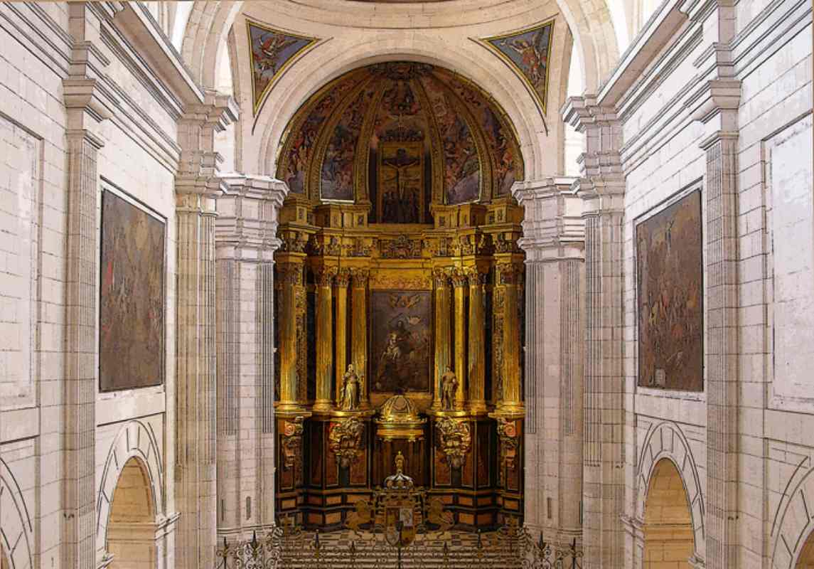 Interior de la iglesia del Monasterio de Uclés. Foto: Ayuntamiento de Uclés.