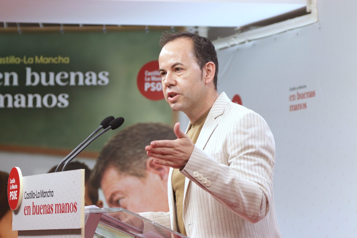 García-Navas, expresando la valoración del PSOE de CLM sobre la situación de Cerdán.