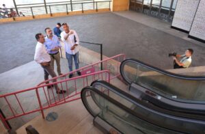 El alcalde de Toledo, Carlos Velázquez, ha visitado las obras.