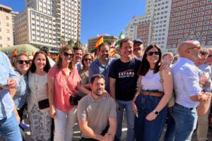 La manifestación 'Mafia o democracia', celebrada este domingo en Madrid