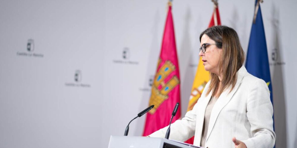 La consejera portavoz del Ejecutivo castellanomanchego, Esther Padilla.