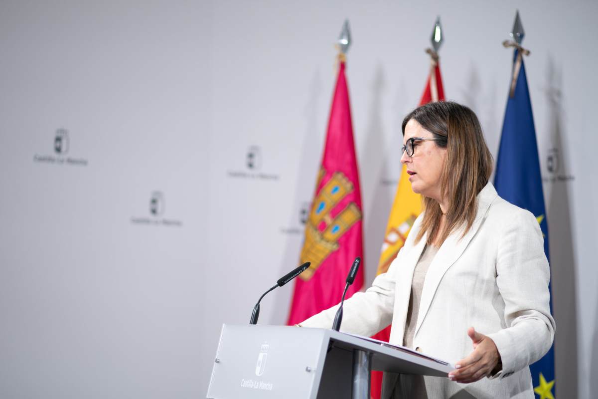 La consejera portavoz del Ejecutivo castellanomanchego, Esther Padilla.