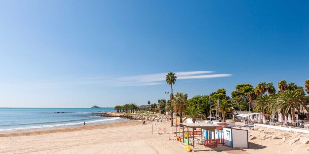La Playa de Morrongo en Benicarló (Castellón). Foto: comunitatvalenciana.com