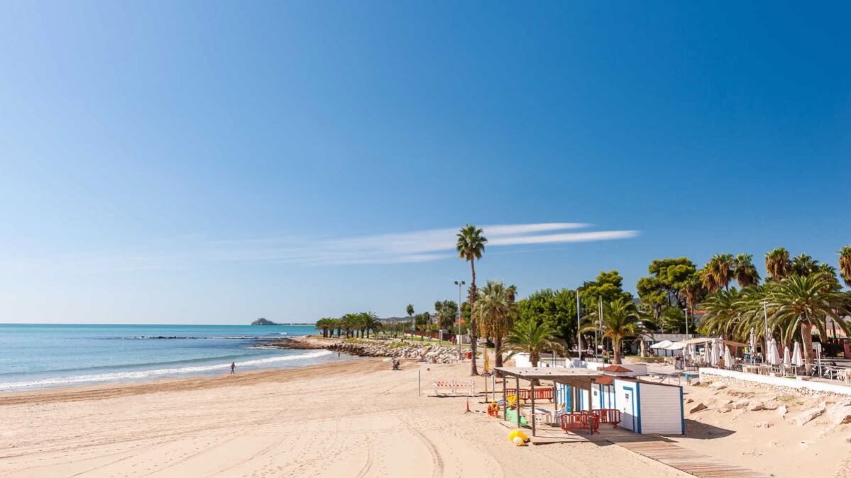 La Playa de Morrongo en Benicarló (Castellón). Foto: comunitatvalenciana.com