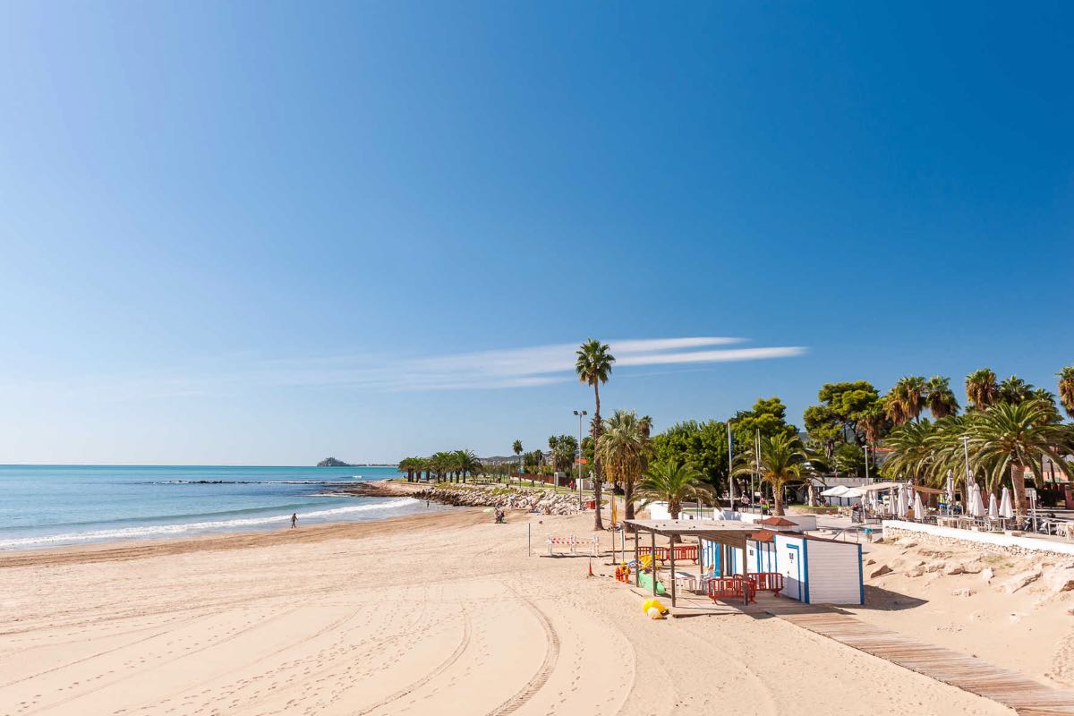 La Playa de Morrongo en Benicarló (Castellón). Foto: comunitatvalenciana.com