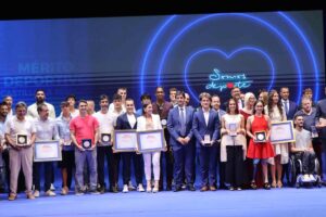 Los premiados en la Gala del Deporte.