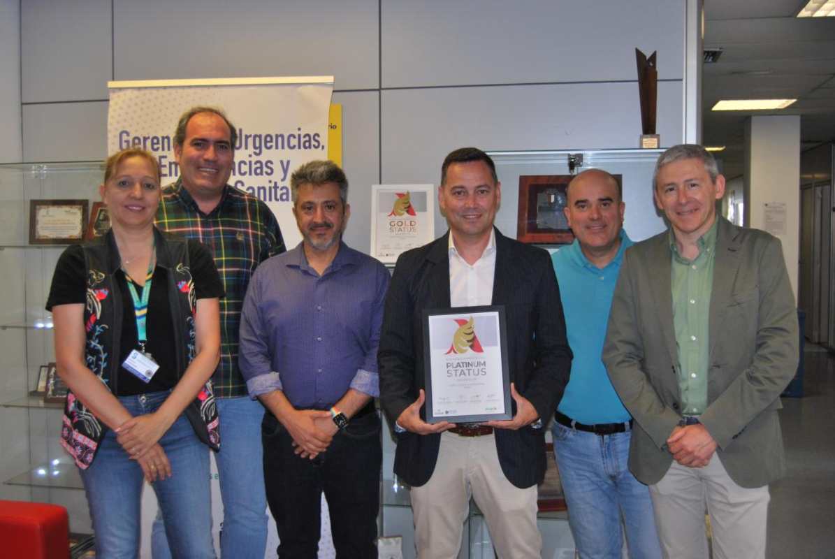 Personal del la Gerencia de Urgencias, Emergencias y Transporte Sanitario del Sescam.
