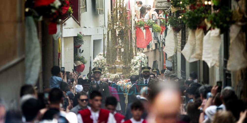Imagen de la procesión del Corpus de Toledo. Foto: Rebeca Arango.