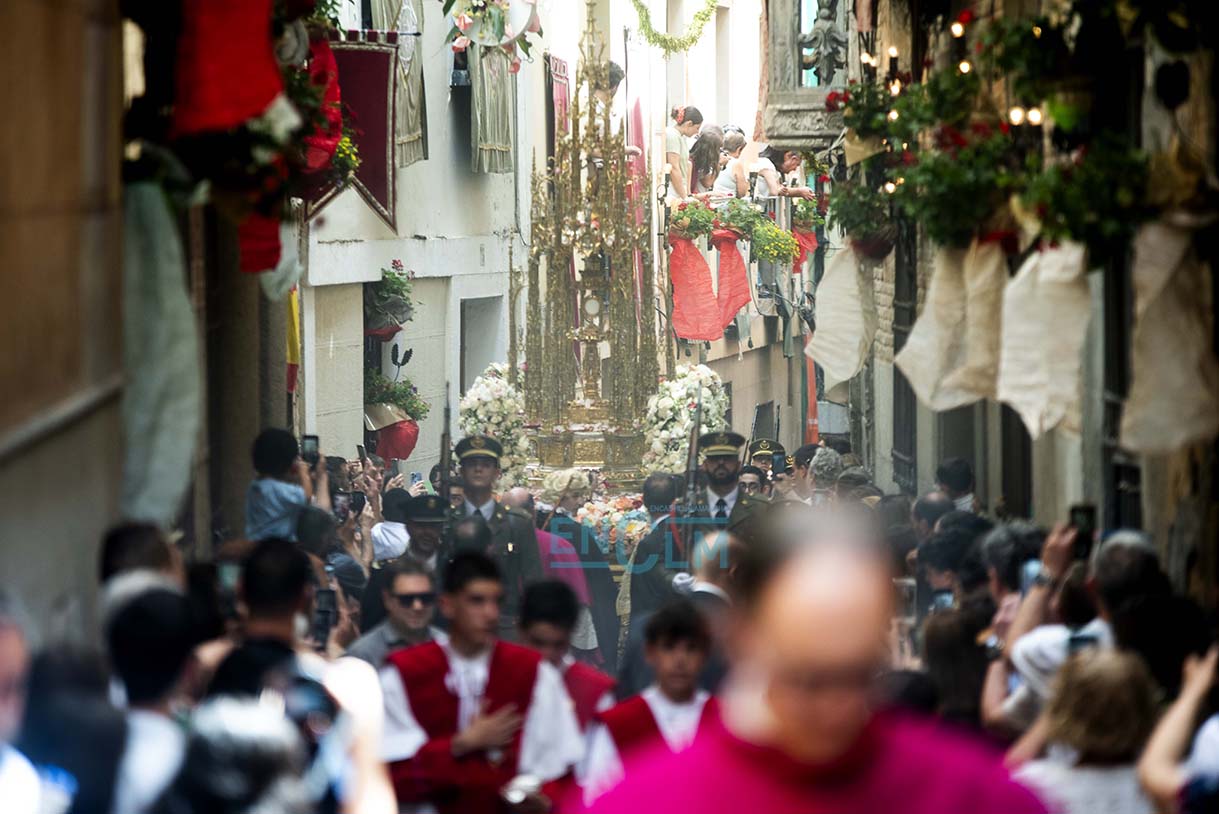 Imagen de la procesión del Corpus de Toledo. Foto: Rebeca Arango.