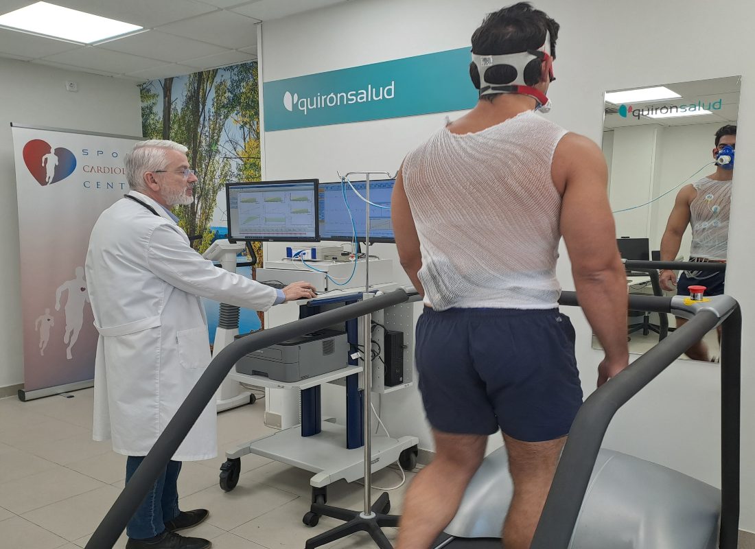 Prueba de esfuerzo, Cardiología Deportiva Quirónsalud Toledo.