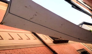 Imagen de archivo de toldos en Toledo.