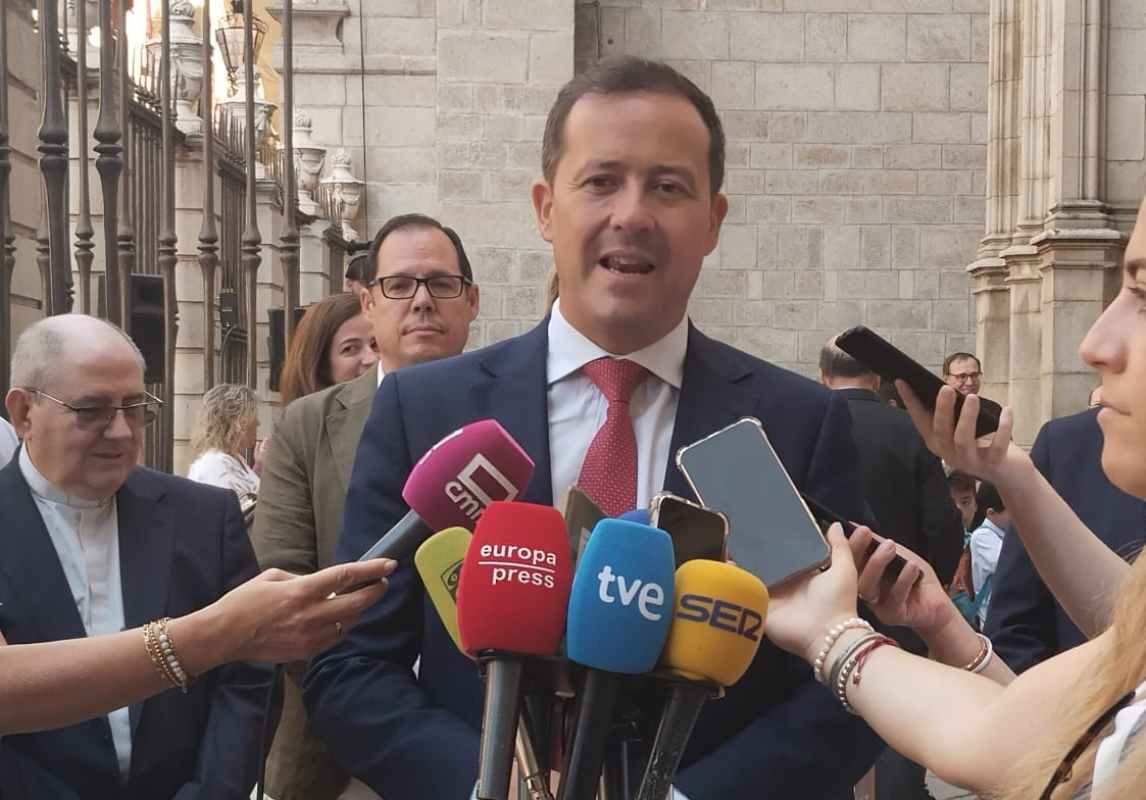 El alcalde de Toledo, Carlos Velázquez. Imagen: Rebeca Arango.