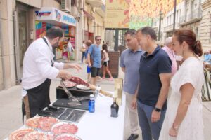 Concurso de corte de jamón organizado por la Asociación de Hostelería y Turismo de Albacete en el día de su Patrona, Santa Marta