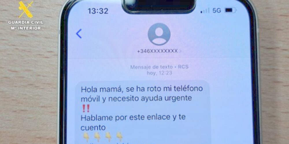 Estafa del 'hijo en apuros'. Imagen: Guarida Civil de Hellín (Albacete)