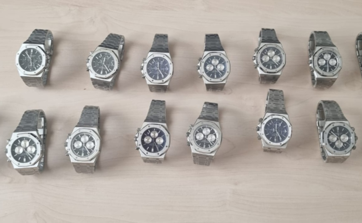 Relojes falsificados intervenidos por la Guardia Civil de Albacete