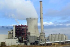 Imagen de la antigua central térmica de Puertollano. En la actualidad en proceso de desmantelamiento