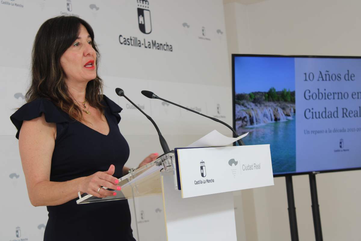 La delegada de la JCCM, Blanca Fernández, en el balance
