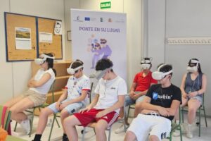 Jóvenes del programa «Ponte en su lugar»