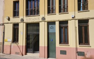 Fachada del Juzgado de Sigüenza. Imagen: EP.