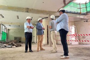 Visita a las obras de la Casa de la Cultura de Ciudad Real