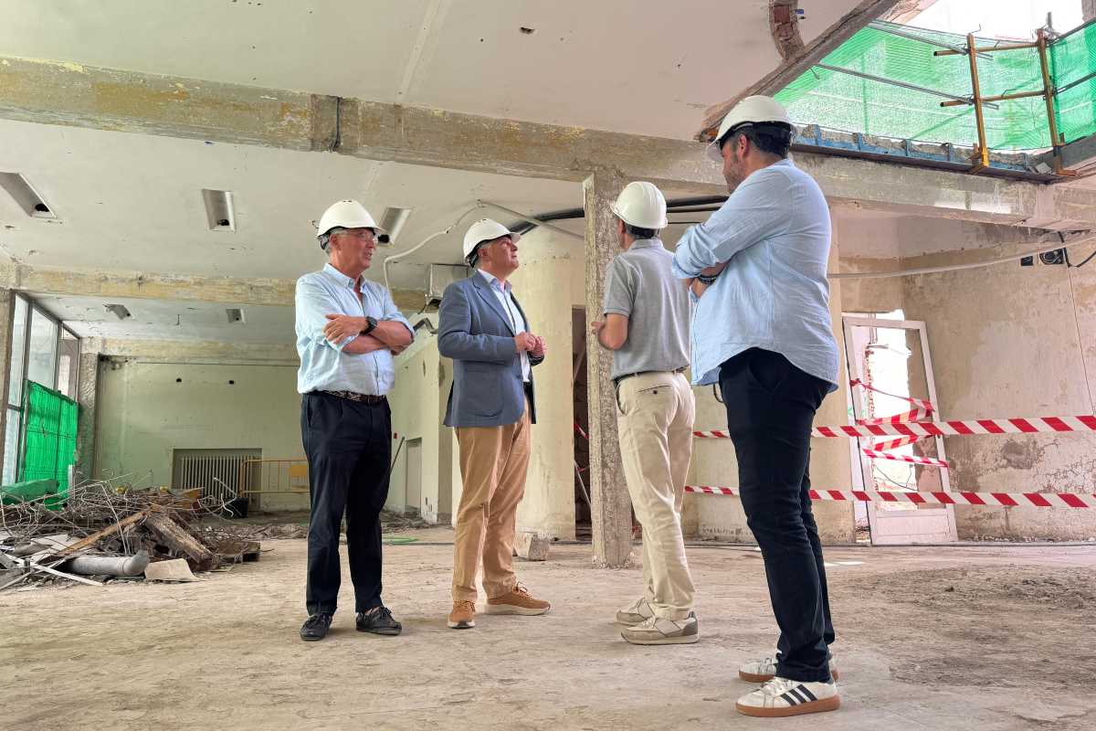 Visita a las obras de la Casa de la Cultura de Ciudad Real
