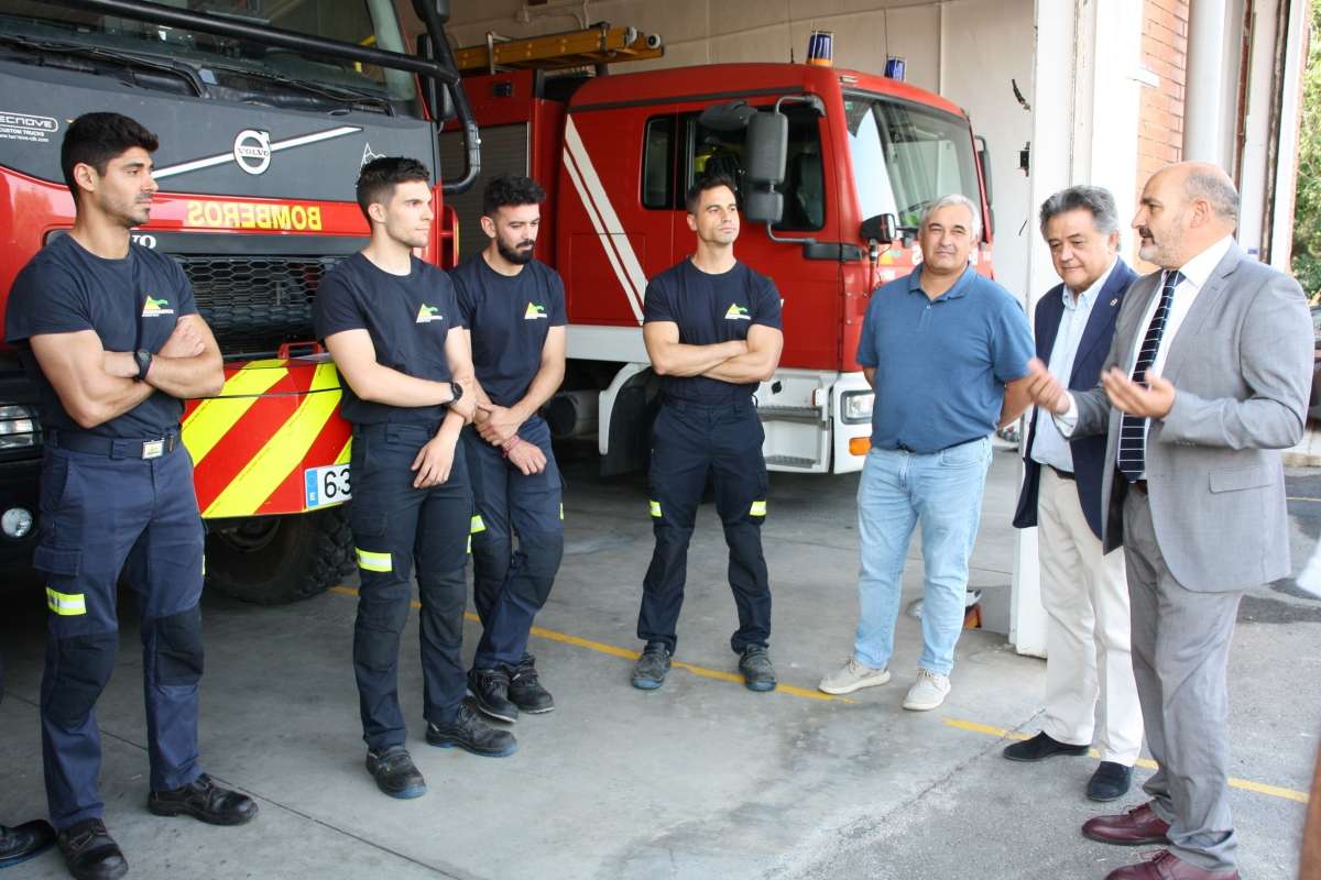 Visita al parque de bomberos de Daimiel