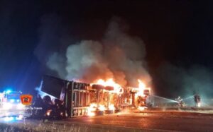 Imagen del accidente.