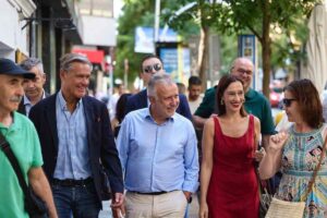 El ministro de Política Territorial y Memoria Democrática, Ángel Víctor Torres, a su llegada al Comité Federal que el PSOE celebra este sábado.