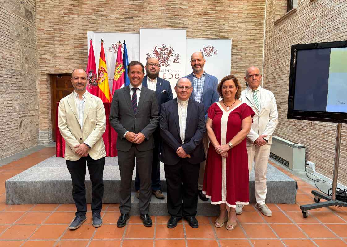 Batalla de Órganos: autoridades presentes en la firma del convenio con la Diputación.