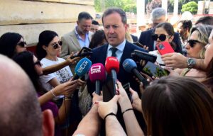 El alcalde de Toledo, Carlos Velázquez.