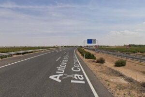 Punto de la A-43 donde hubo un fallecido en un accidente de tráfico, en Villarrobledo.