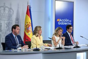 Rueda de prensa del Consejo de Ministros. Foto: Moncloa.