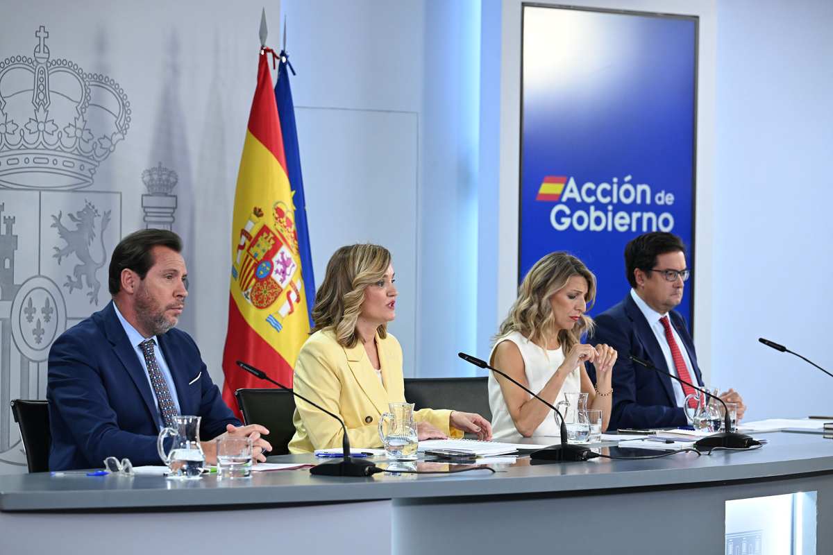 Rueda de prensa del Consejo de Ministros. Foto: Moncloa.