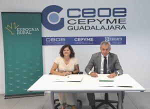Convenio entre Eurocaja y Ceoe-Cepyme Guadalajara.